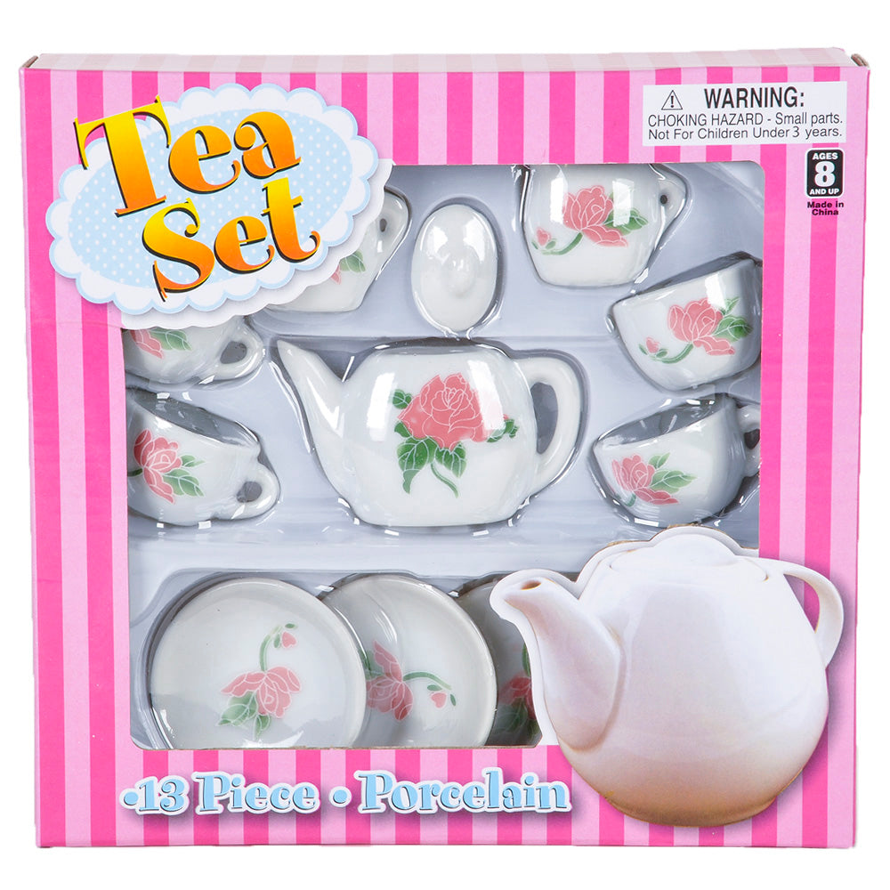 Ceramic Tea Set 13-Piece