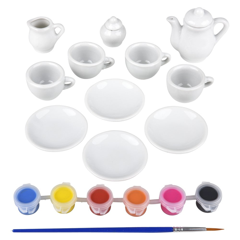Ceramic Craft Tea Set 15pc