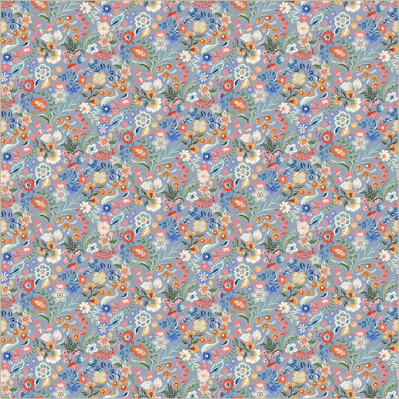 Cotton Print Tapestry Delicate Florentine 43/44" Fabric