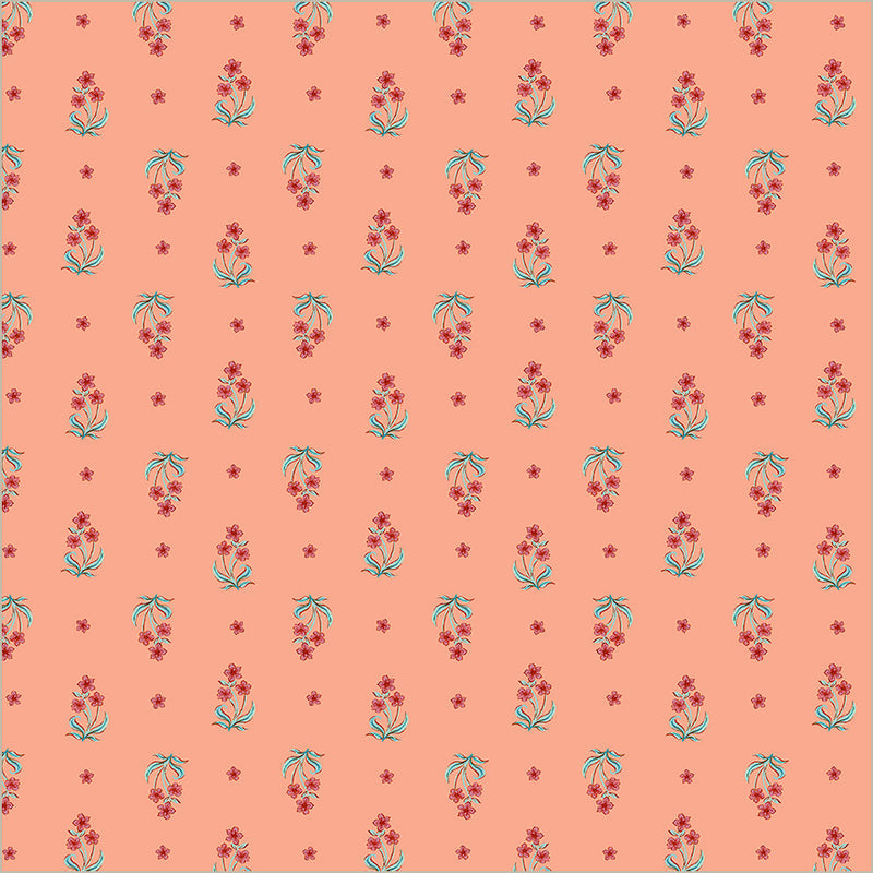 Cotton Print Tapestry Posy Petal 43/44" Fabric
