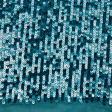 1 Yard Sparkling Embroidered Tulle Lace Fabric with Sequins 46/48" Wide