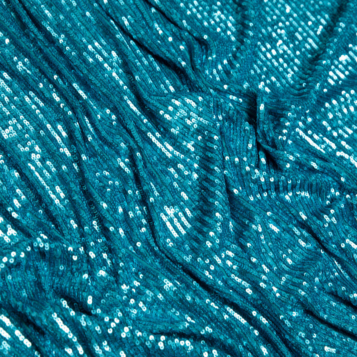 1 Yard Sparkling Embroidered Tulle Lace Fabric with Sequins 46/48" Wide