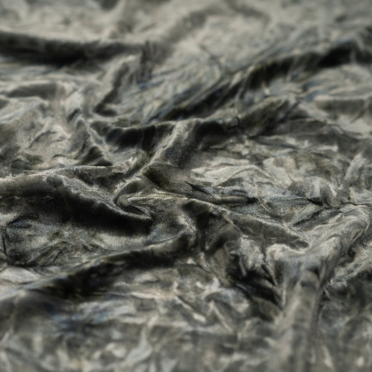 Tempest Tie Dye On Revival Crushed Stretch Velvet Fabric - Eggplant, Grey, Sand, Cocoa, Rust, 56" Width (1 Yard)
