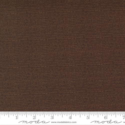 Cotton Wideback Fabric Thatched Chocolate Bar 108" Wide Brown
