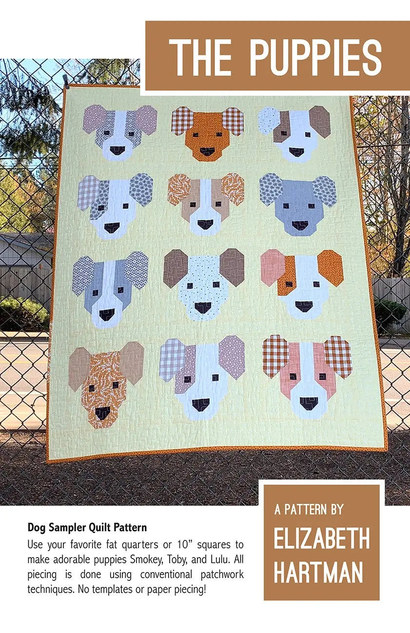 Patchwork Pattern The Puppies Dog Sampler