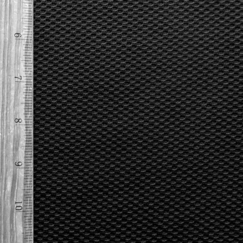 Black Thermo Micropoly Lycra Jersey Knit Fabric