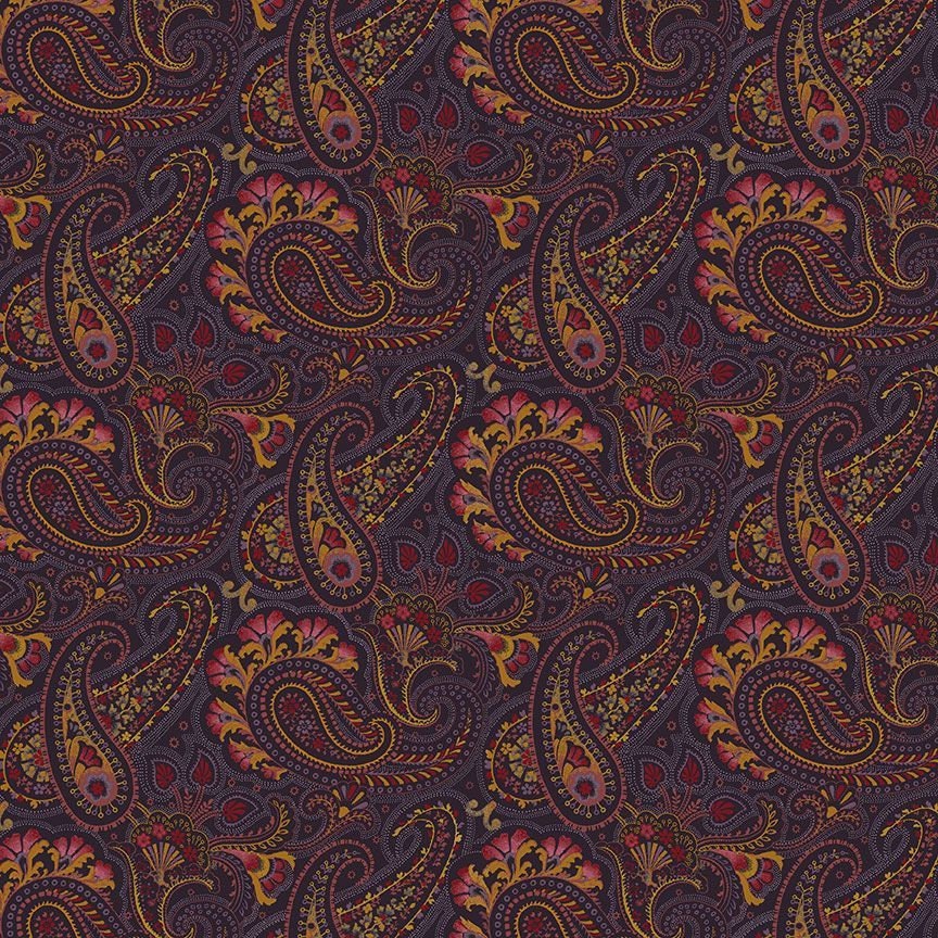 Quilting Cotton Cute Paisley Multi Timeless Treasures