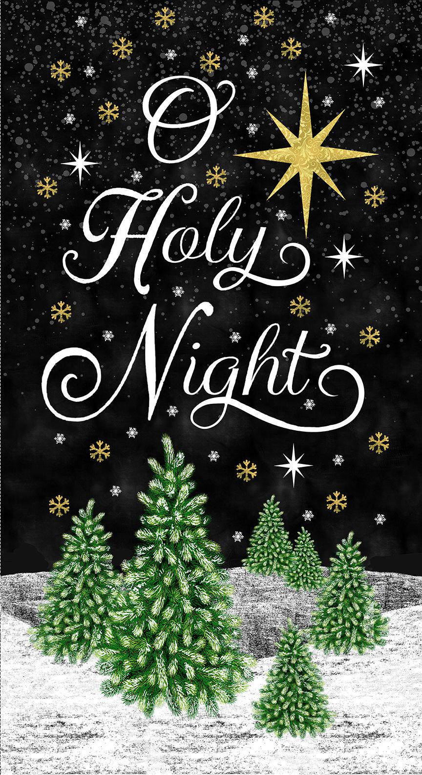 Fabric Panel O Holy Night Holy Night Chalkboard Panel Timeless Treasures