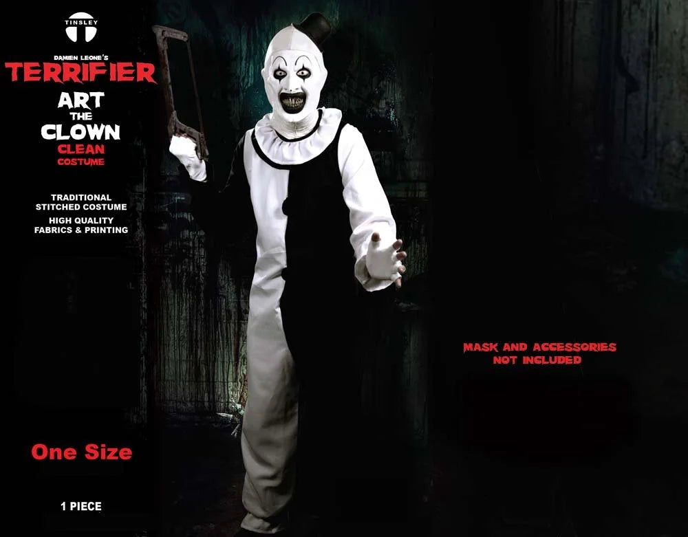 Terrifier - Art the Clown Costume - Clean Variant Tinsley Transfers