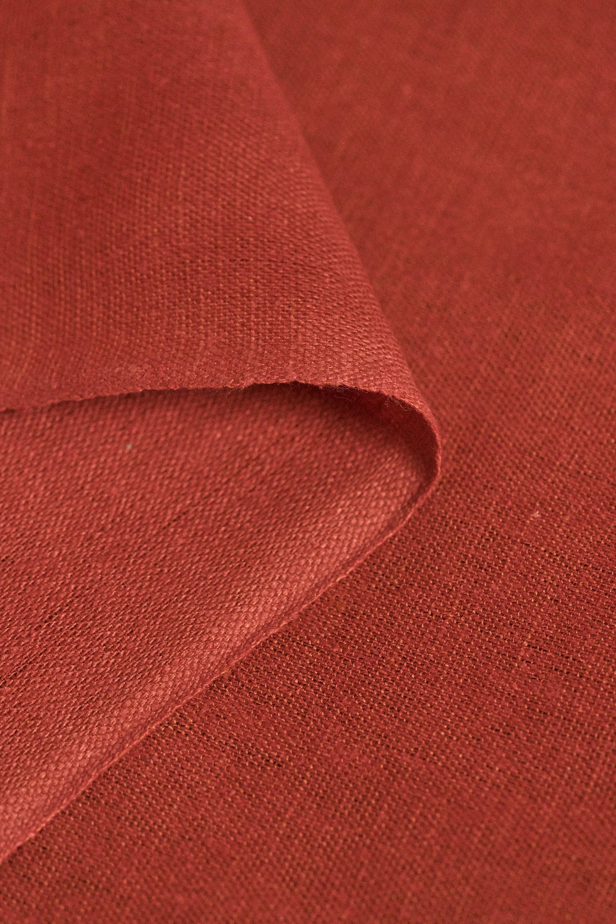 Linen Silk Blend Tomato Fabric