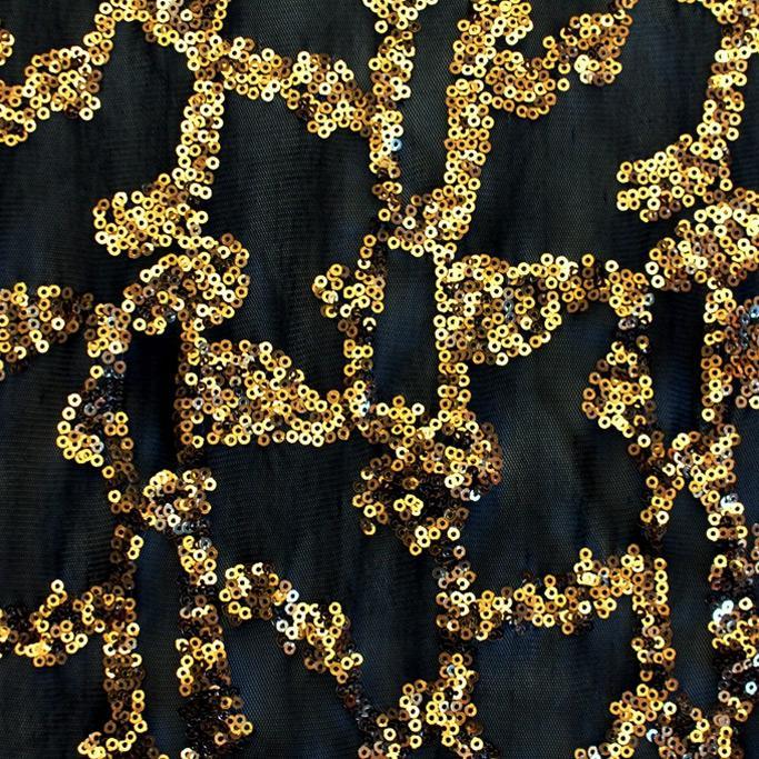 Stretch Mesh Sequin Fabric