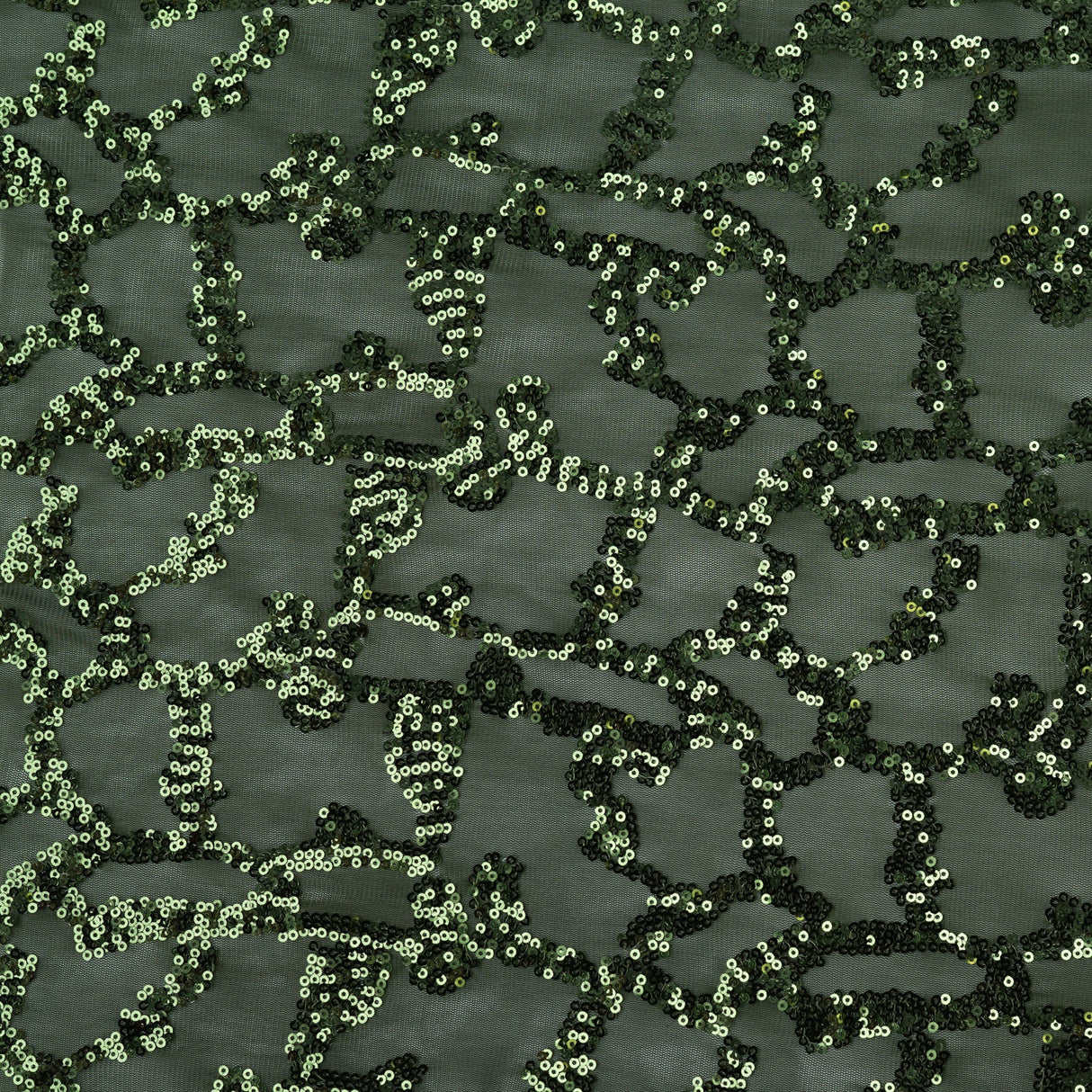 Stretch Mesh Sequin Fabric