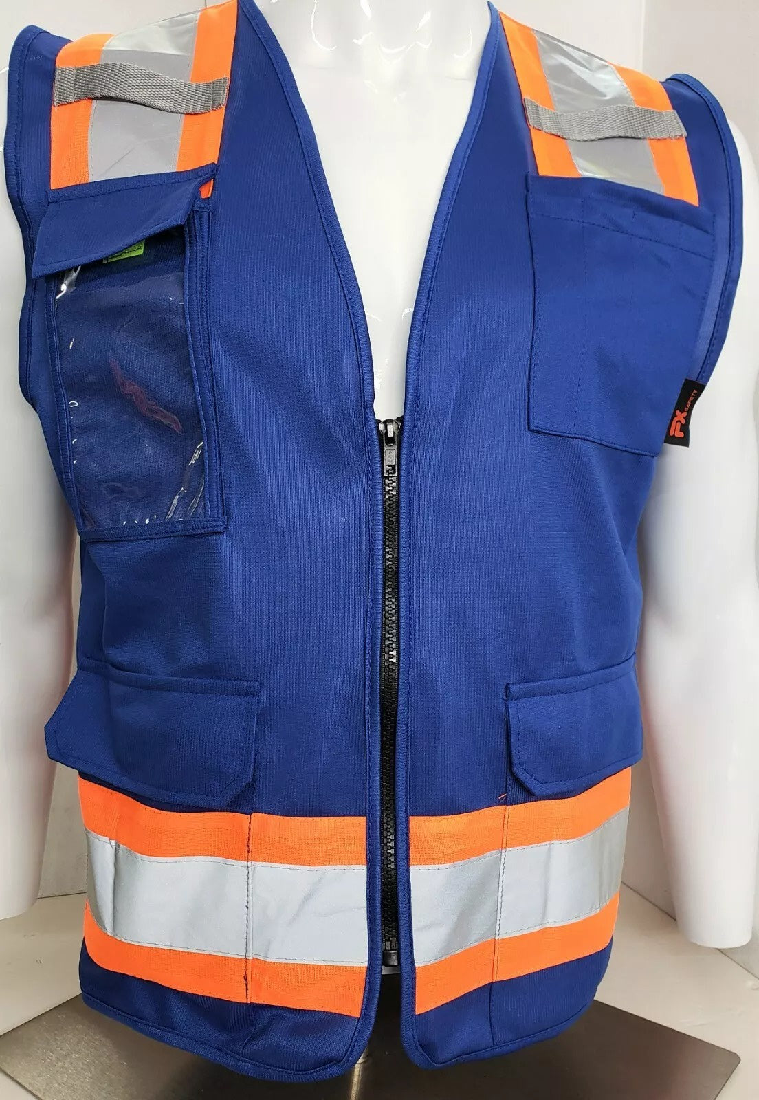 Polymesh Reflective Vest w liner - 10 pack - 100% polyester