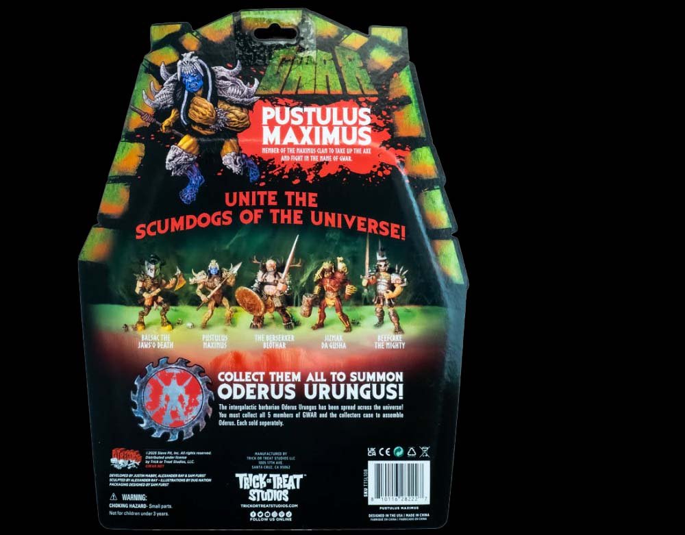 GWAR - Pustulus Maximus - 5" Action Figure