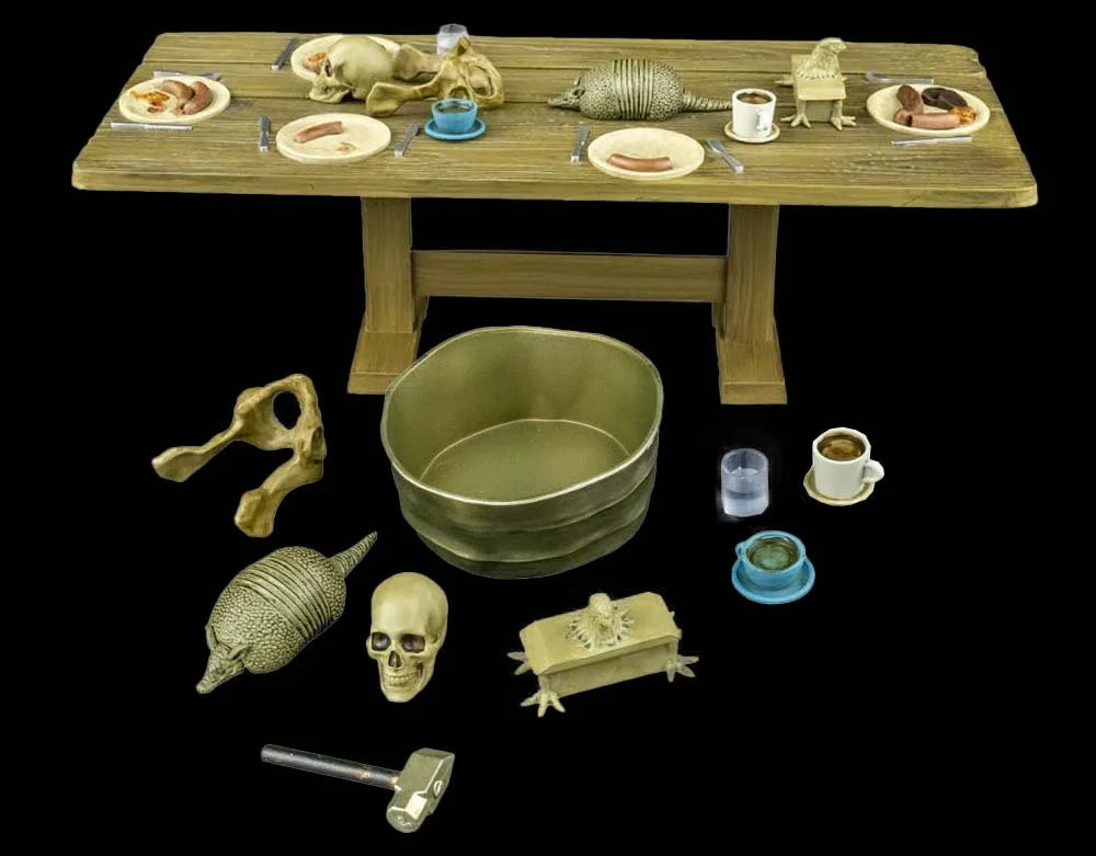The Texas Chainsaw Massacre 1974 - 5" Action Figure Dinner Scene Playset