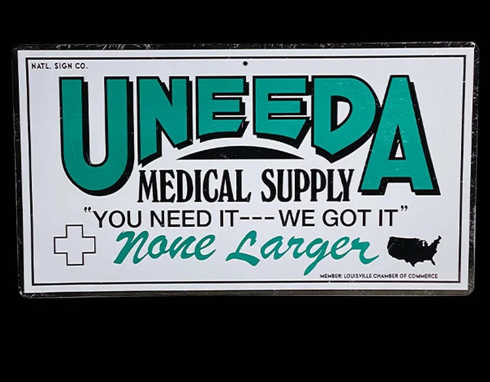 The Return of the Living Dead - Uneeda Medical Supply Metal Sign
