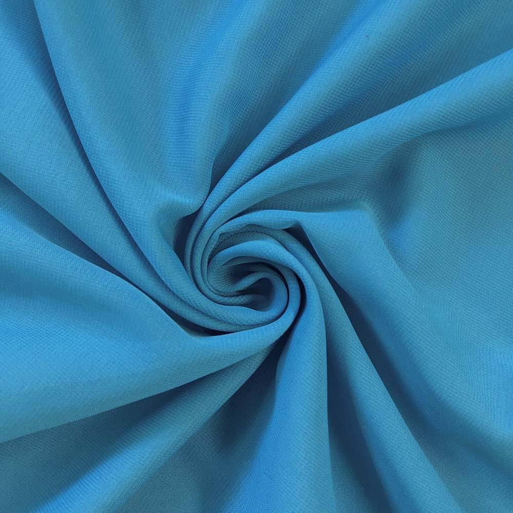 Solid Chiffon Polyester Fabric - Sheer, 58/60" Width