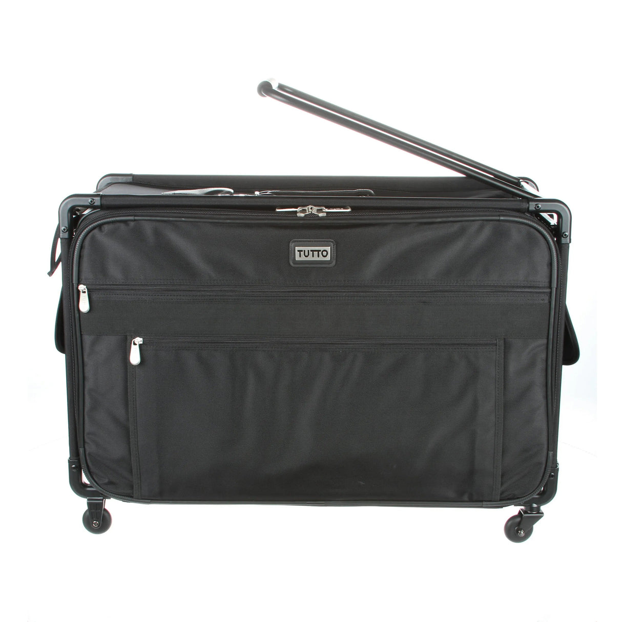 Sewing Machine Case on Wheels 28in Black