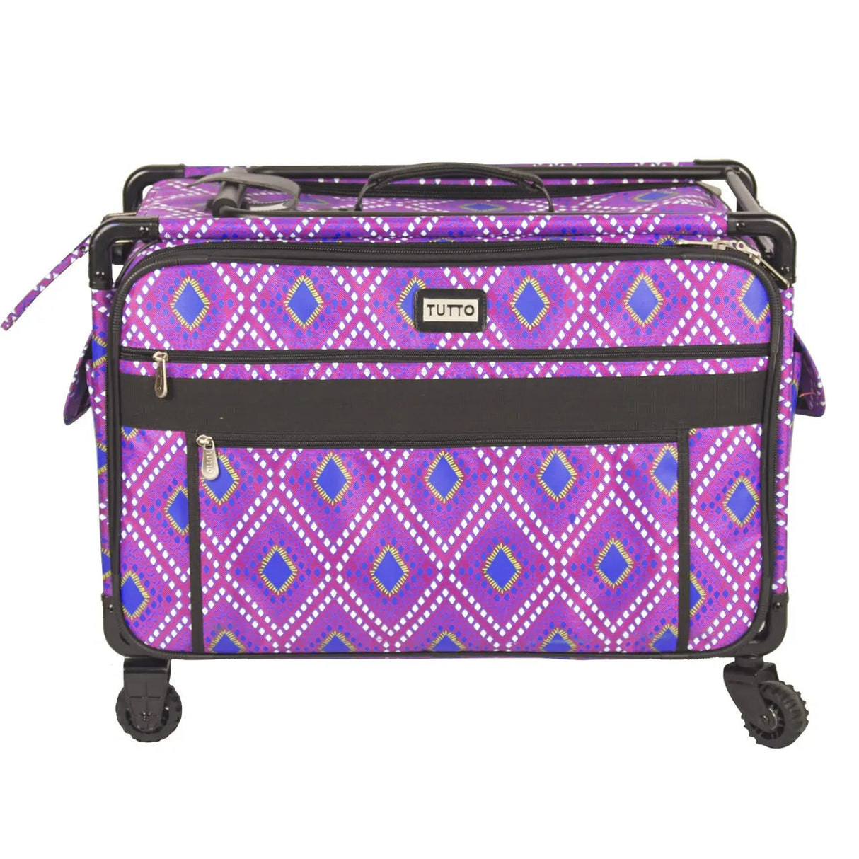 Sewing Machine Case On Wheels Extra Large 24in Pink Diamond