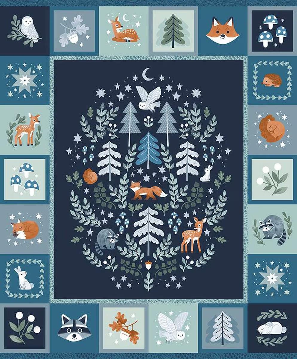 Fabric Panel Twilight Creatures Riley Blake