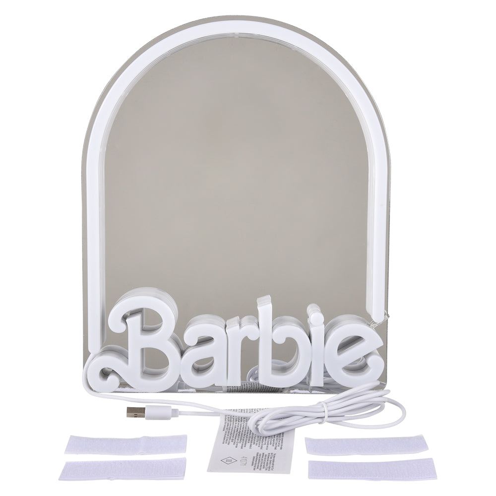 Barbie LED Neon Mirror Wall Mountable