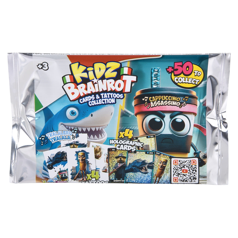 Brainrot Holographic Cards & Tattoos (1 DSP)