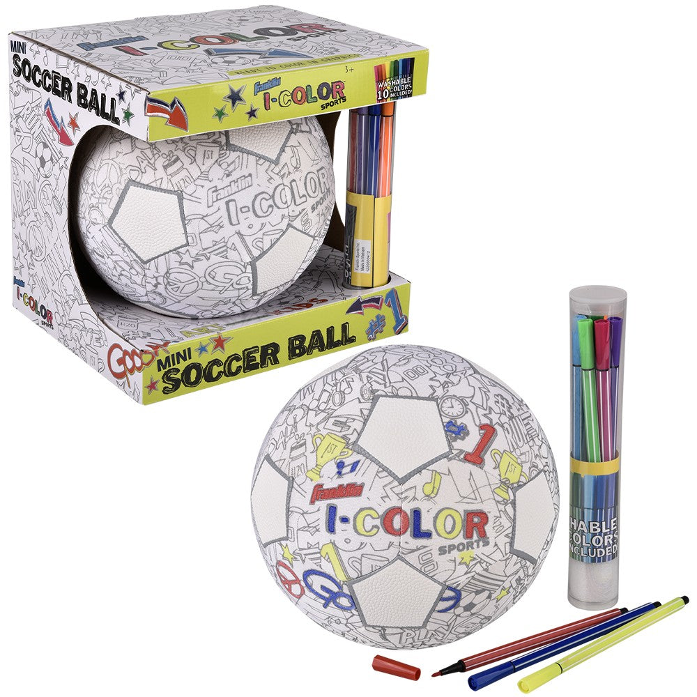 Colorable Mini Soccer Ball (1 PC)