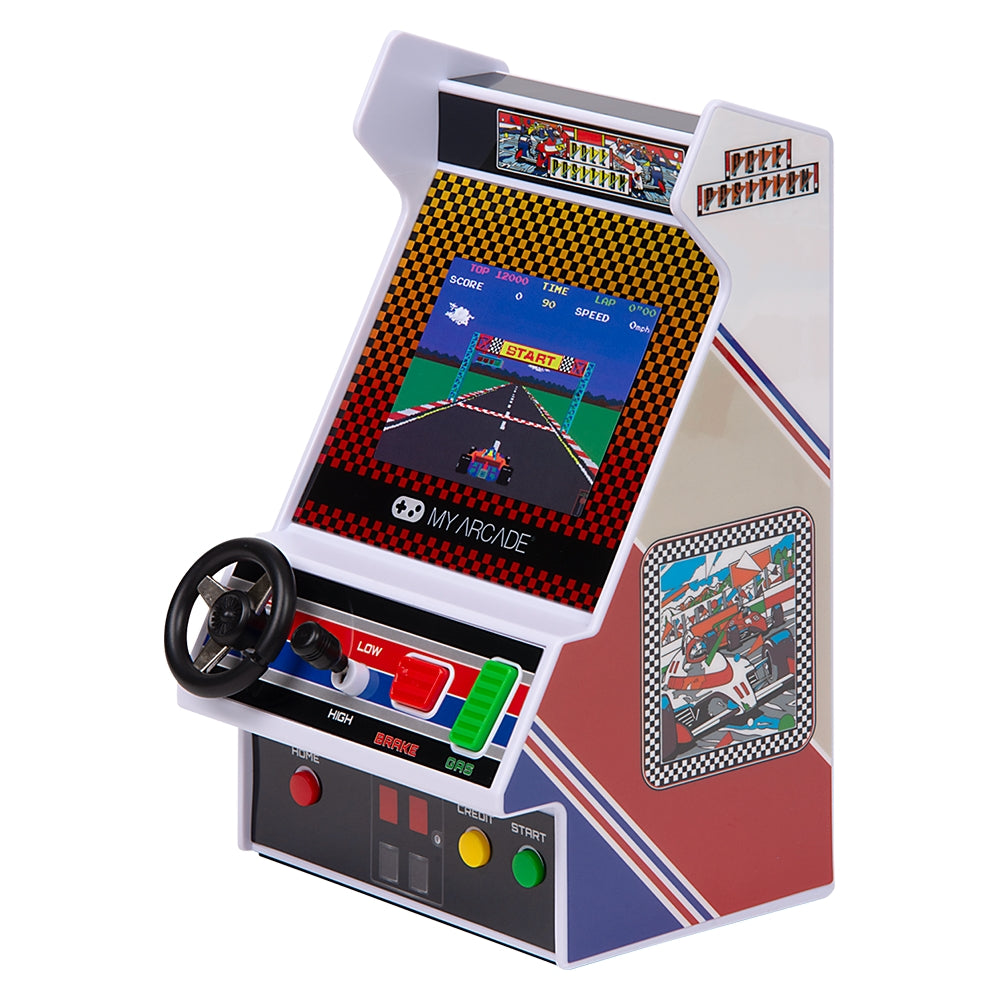 Retro Arcade Racing Player Pole Position Game