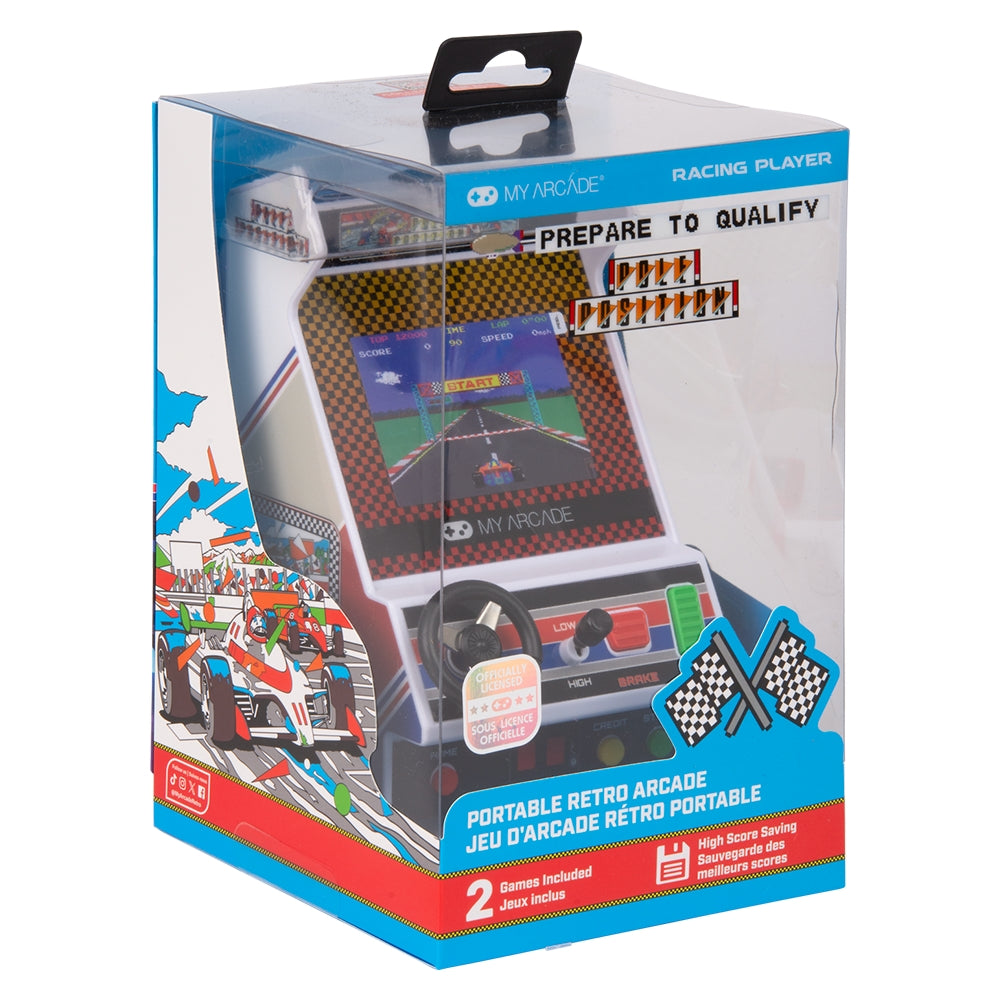 Retro Arcade Racing Player Pole Position Game