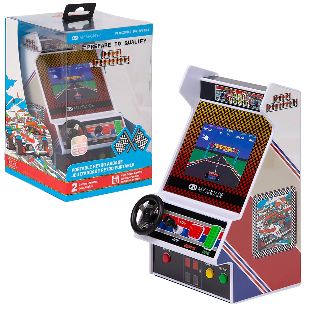 Retro Arcade Racing Player Pole Position Game