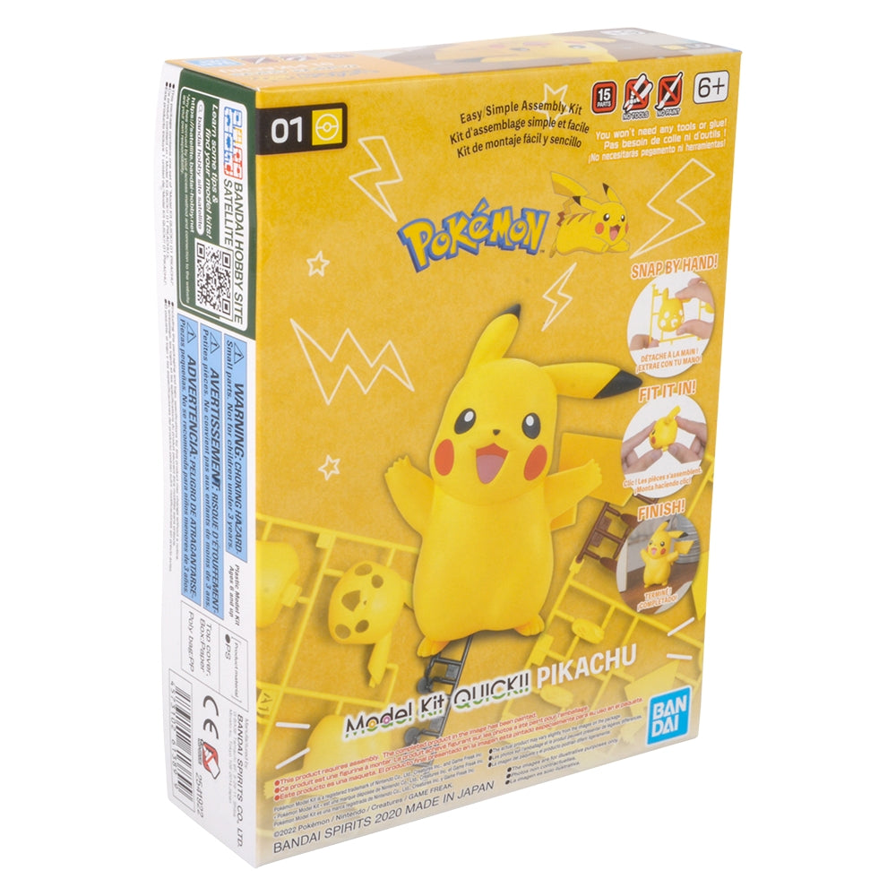 Pokemon Pikachu Quick Model Kit