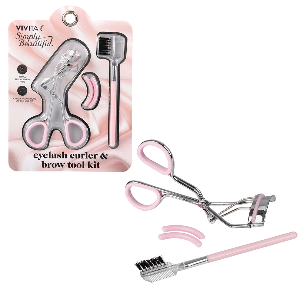 Eyelash Curler and Brow Tool