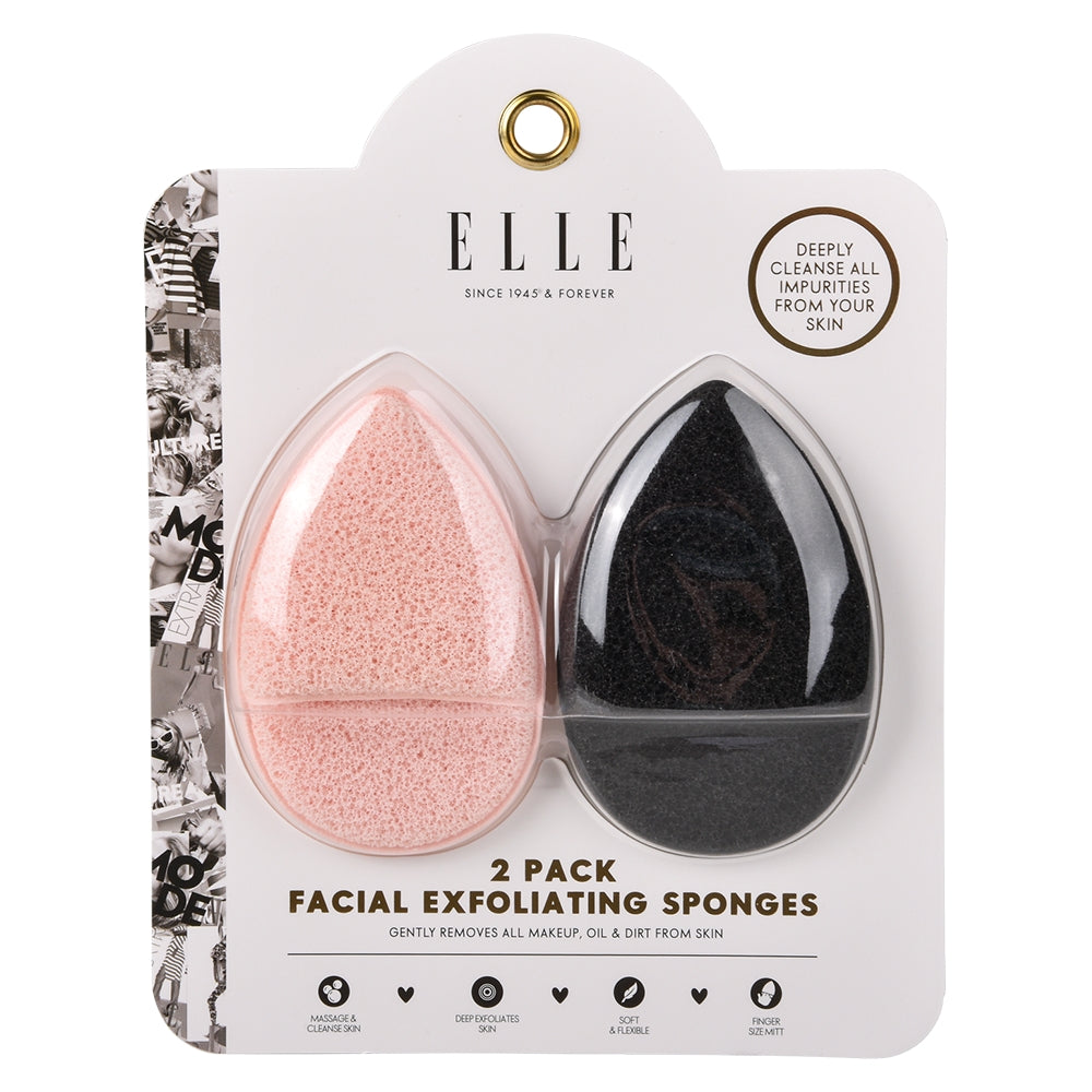 Facial Exfoliating Sponges 2 Pack