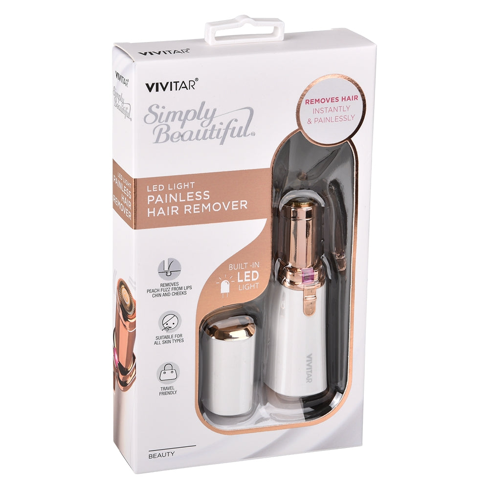 Facial Hair Removal Shaver with LED