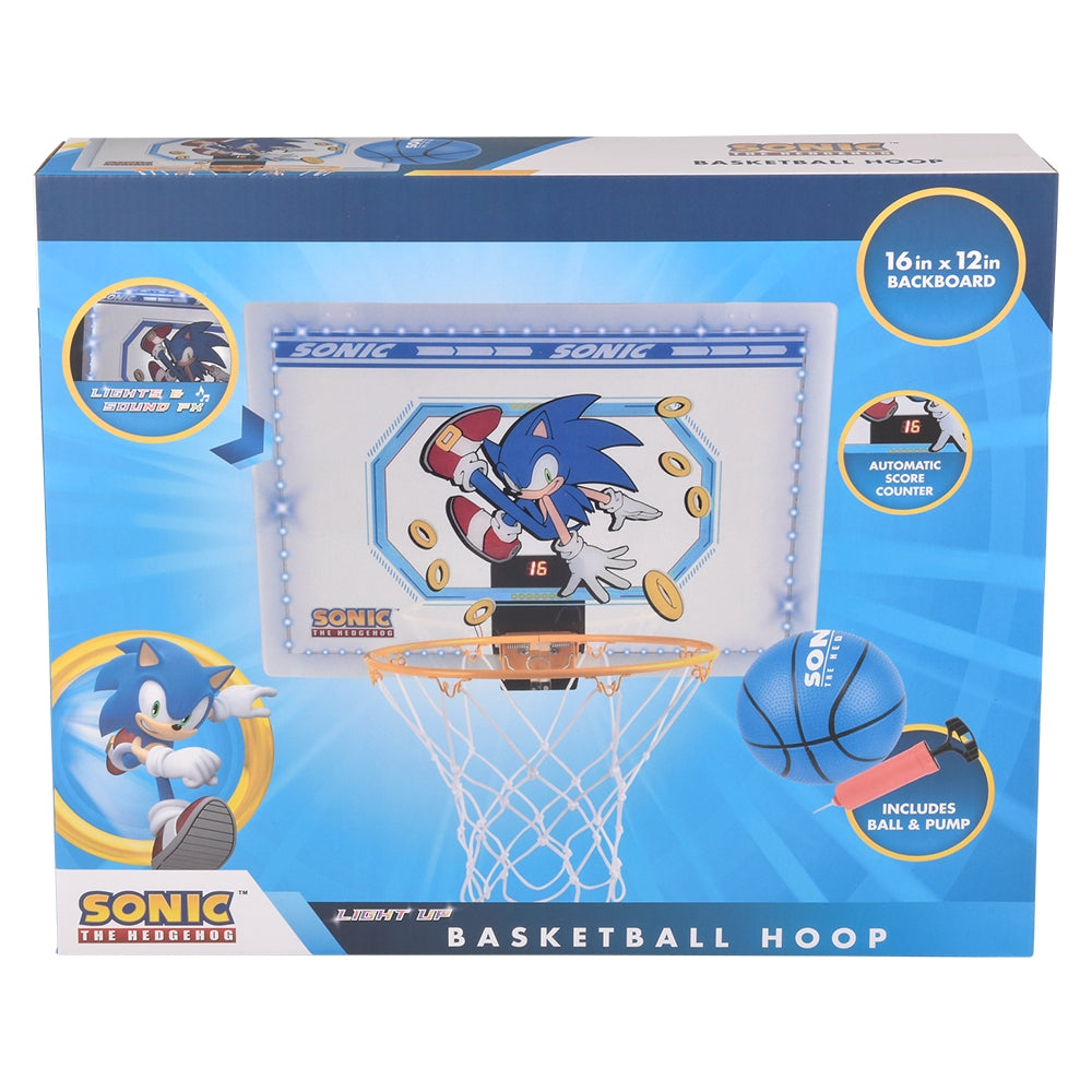 Sonic LED Over The Door Basketball Hoop