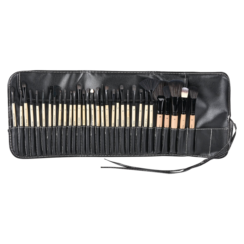 Makeup Brush Set 32pc Wood (1 PC)