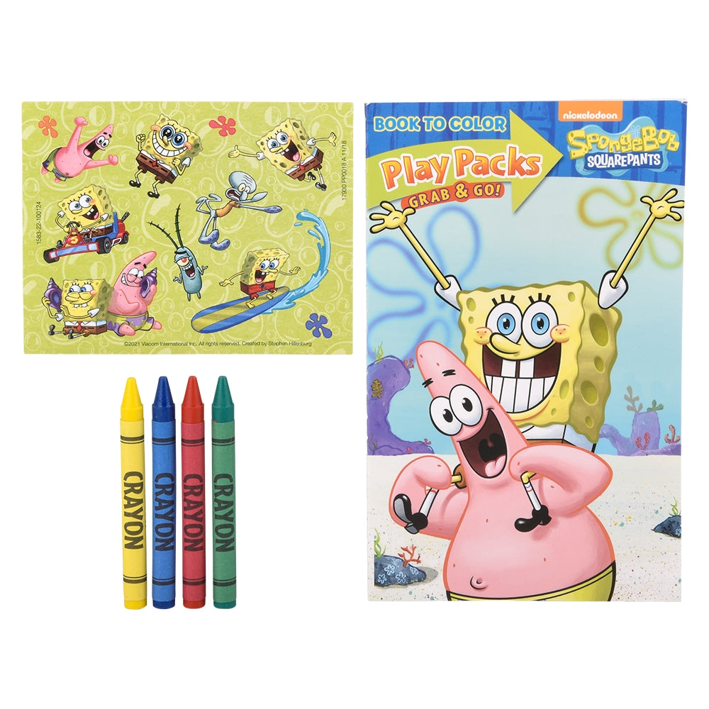SpongeBob Coloring Play Pack