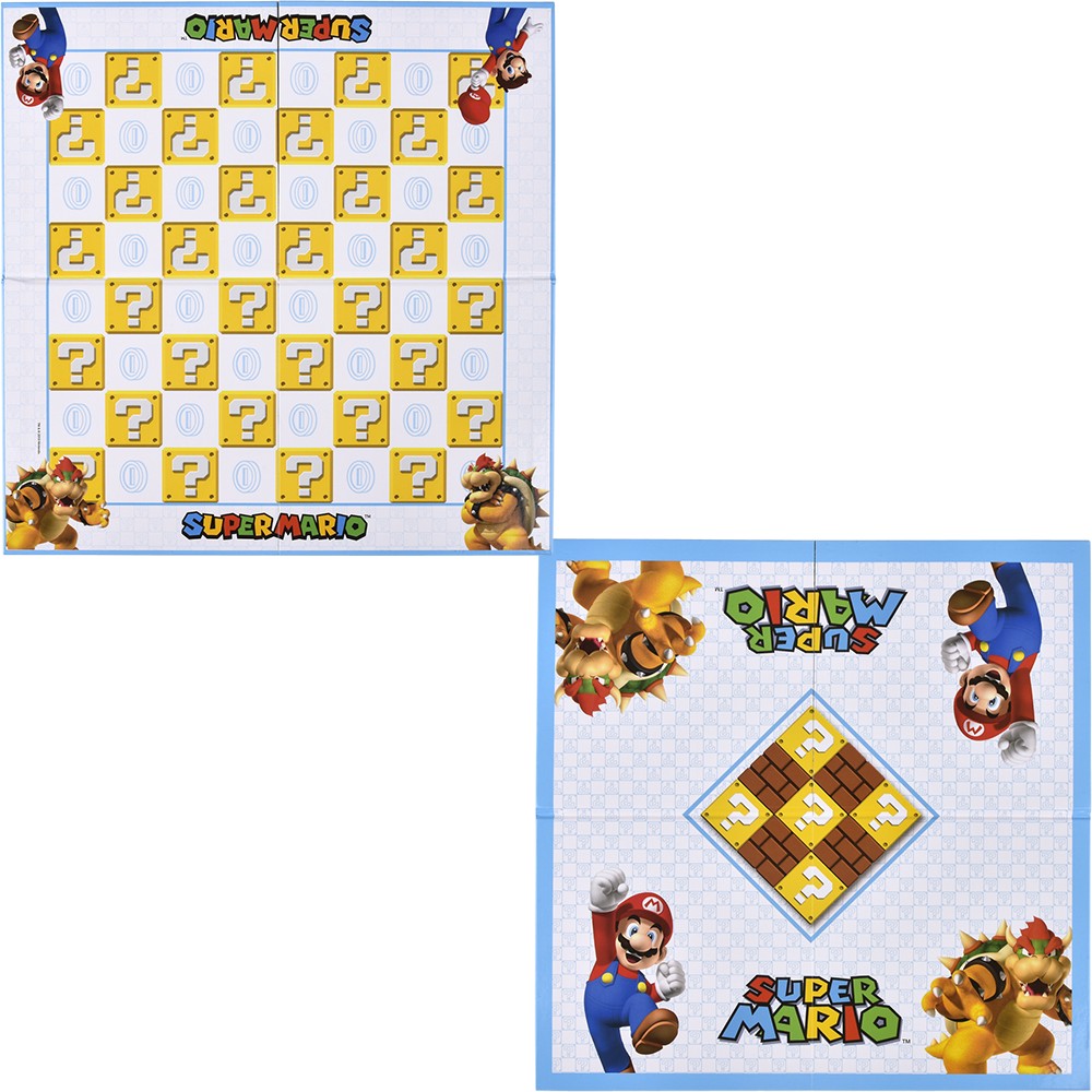 Super Mario Checkers & Tic Tac Toe