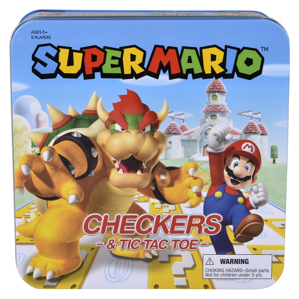 Super Mario Checkers & Tic Tac Toe