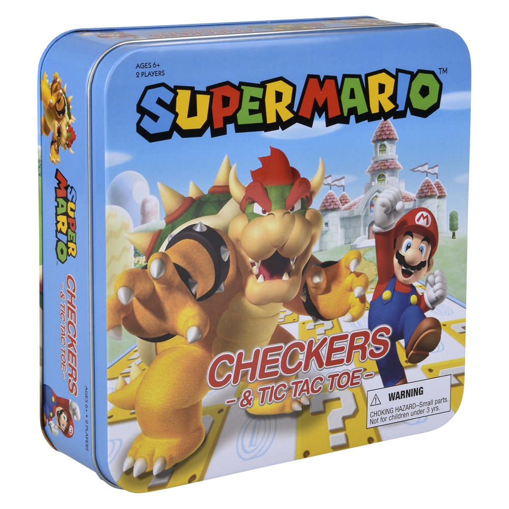Super Mario Checkers & Tic Tac Toe
