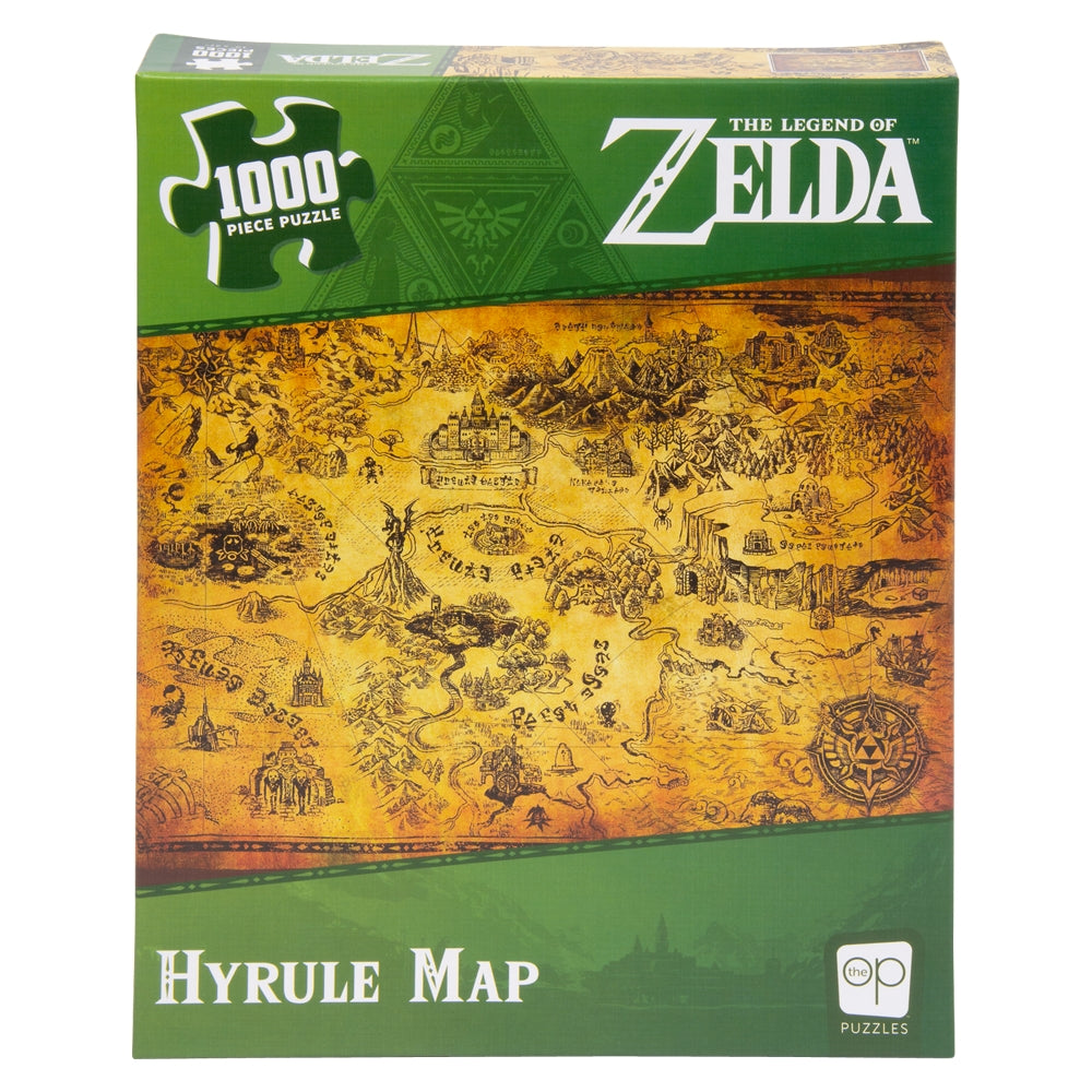 Legend of Zelda Hyrule Map 1000-Piece Puzzle