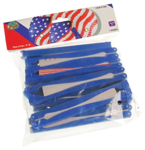 Patriotic Folding Fans for Outdoor Events Parties Decorations and Classroom Rewards