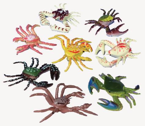 Mini Crab Toy Set for Beach Theme Parties and Fun Classroom Giveaways