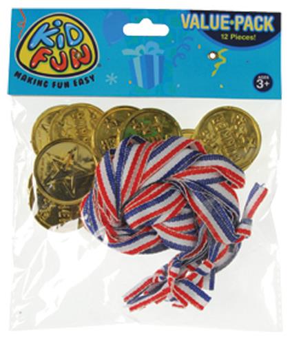 Winner Medals Set of 12 for School Events Prize Ceremonies and Competitions Celebrations