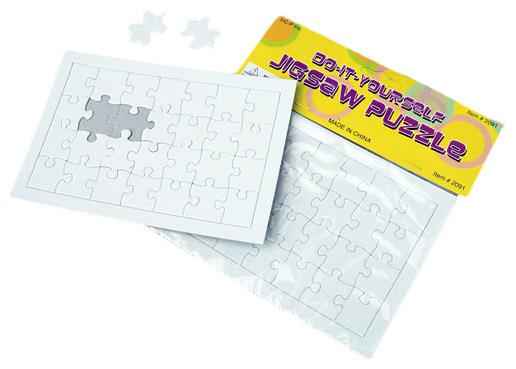 Creative Blank Jigsaw Puzzles for Kids Birthday Parties Arts and Crafts Fun