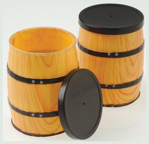 Set of Mini Western Barrel Containers for Parties Western Themed Events and Decorations