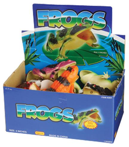 Fun Large Squeaking Frogs for Themed Parties Goody Bags and Carnival Prizes