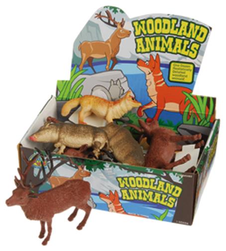 Woodland Animal Figures Set for Themed Parties and Kids Carnival Activities