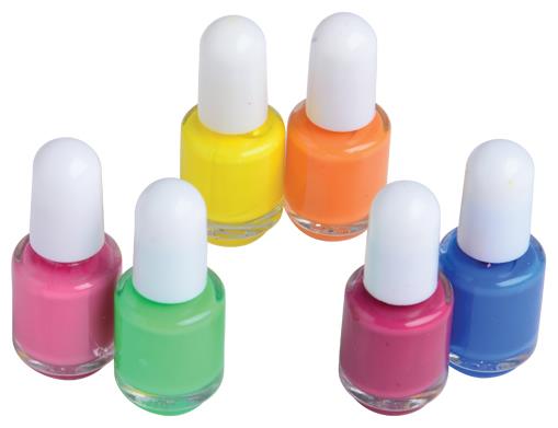 Neon Nail Polish Set for Kids Birthday Parties and Makeover Fun Activities