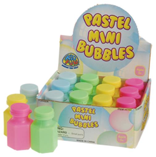 Colorful Pastel Mini Bubbles for Birthday Parties Outdoor Fun and Celebrations